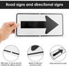 Reflective Arrow Signs Solid Reflective Directional Sign Versatile Easy To Install Aluminum Reflective Directional Sign for Road