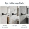 Black Hair Dryer Holder Wall Mounted Hair Dryer Hanger Hair Dryer Rack  Bathroom Makeup Room Salon