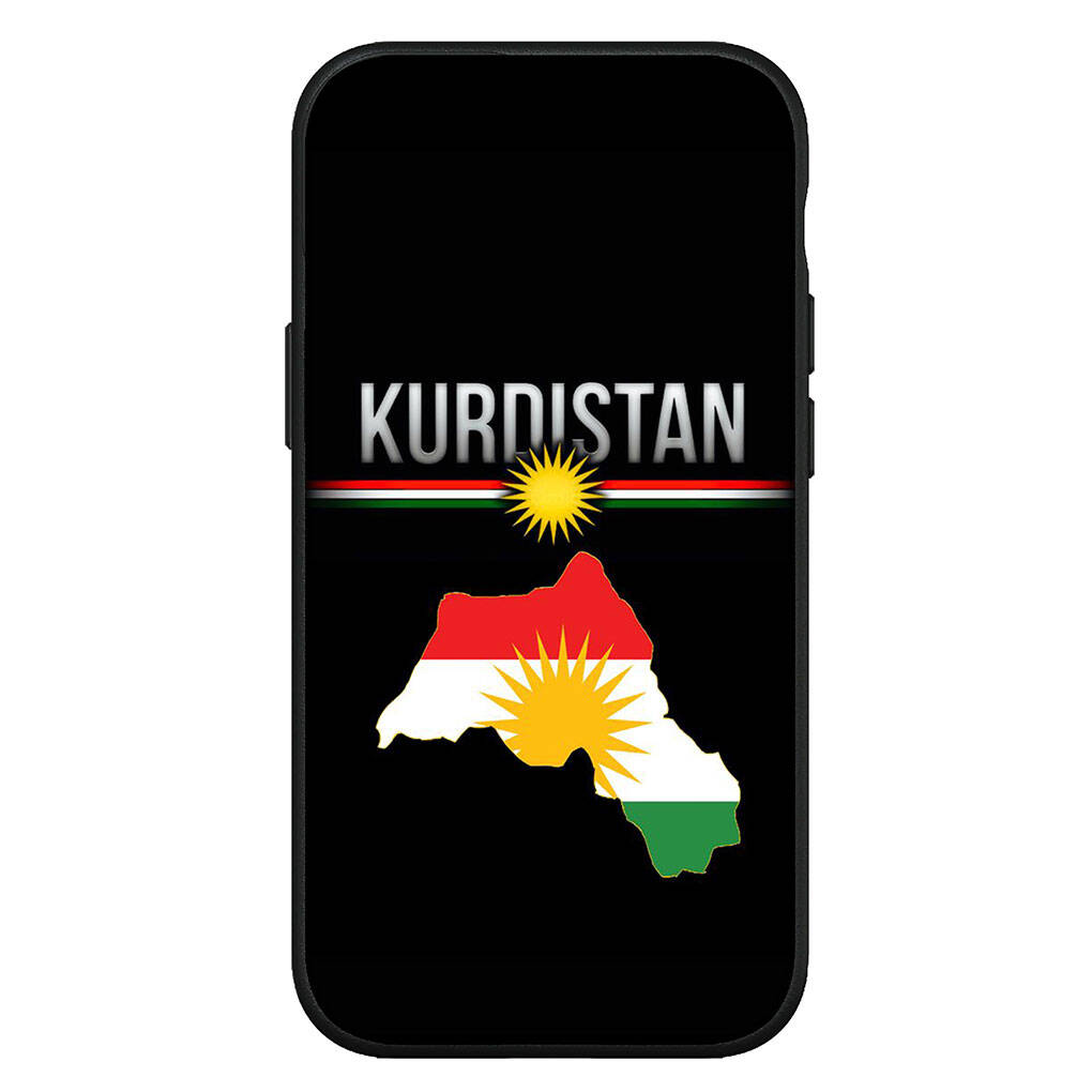 for Samsung Galaxy S25 S24 S23 S22 S21 S20 Ultra FE Plus A17 A37 A57 A56 A55 A06 A16 A15 A36 A26 A35 A05 A25 A54 A34 Phone Case Kurdistan Flag Cover