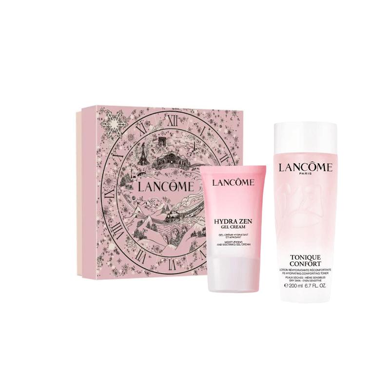 Lancôme Skin care set Qingying Moisturizing Limited Gift Box Two-piece set: 200ml moisturizing powder water + 30ml moisturizing powder water cream розовый
