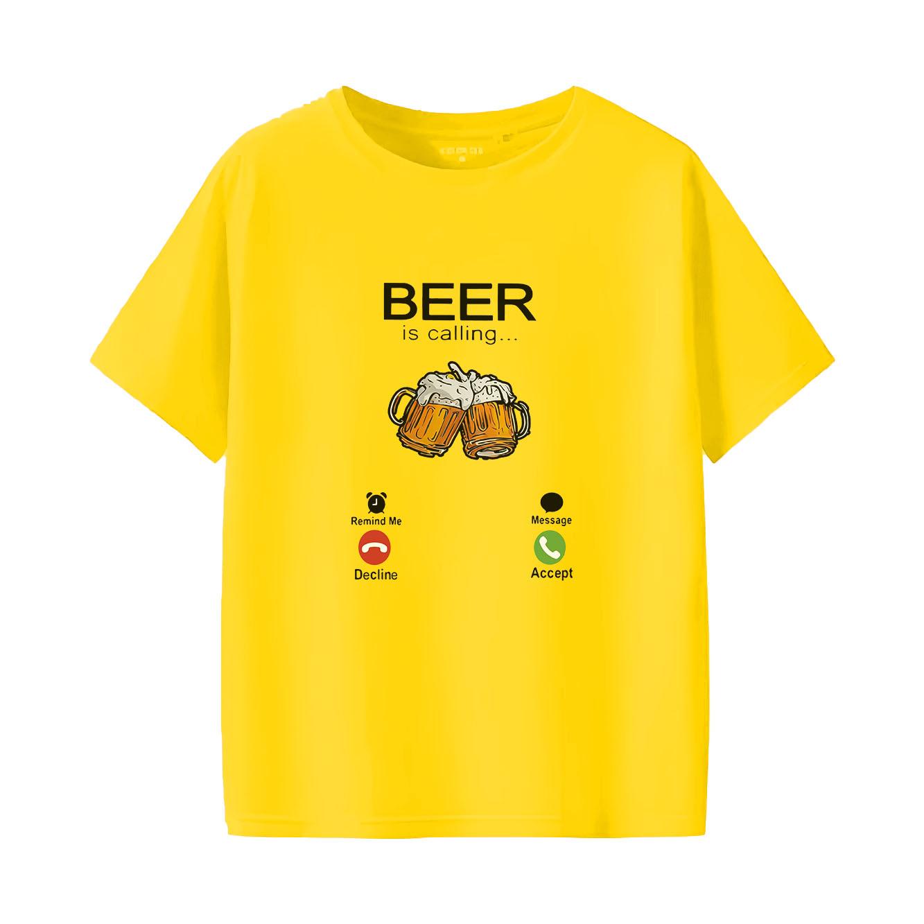 Cheers friend cartoon printed fashionable and versatile short sleeved round neck Womens Tshirt S