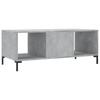  Coffee Table, Concrete Grey, 102x50x40 Cm