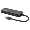 Manhattan Charging Station, 6 USB-A Ports, 6x 2.4A, Smart IC, LED, Black, Box, 102254