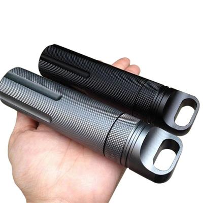 Outdoor starke CNC wasserdichte Notfall-Erste-Hilfe-Sets Sicherheit Überleben Pille Flasche Aluminium Camping