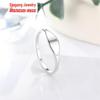 Glossy Korean Dongdaemun Titanium Steel Women's Celebrity Ring