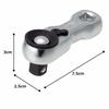 TONE Stubby Ratchet Handle (Hold Type) RH3HSS3 Drive Angle 9.5mm (3/8")