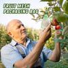 100Pcs Drawstring Fruit Protection Bags, Mesh Garden Covers (4 * 6 in) | Protects fruit from birds, insects pests