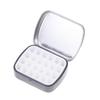 Portable Empty Watercolor Tin Box 24 Grids Mini Watercolor Paint Palette Travel Painting Paint Tray Art Supplies