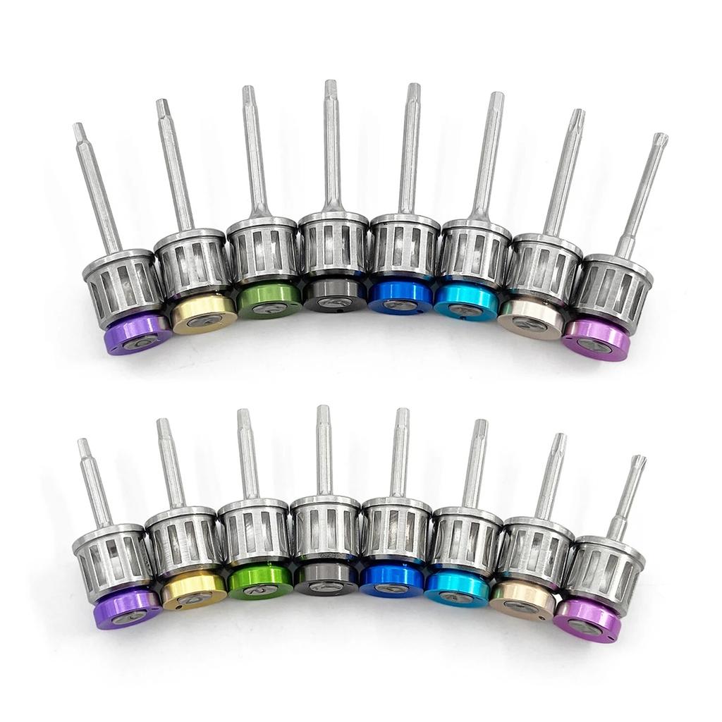 Dental Implant Screw Driver Colorful Torque Wrench Ratchet 10-70NCM with 16Pcs Screw Driver Universal Restoration Tools Kit