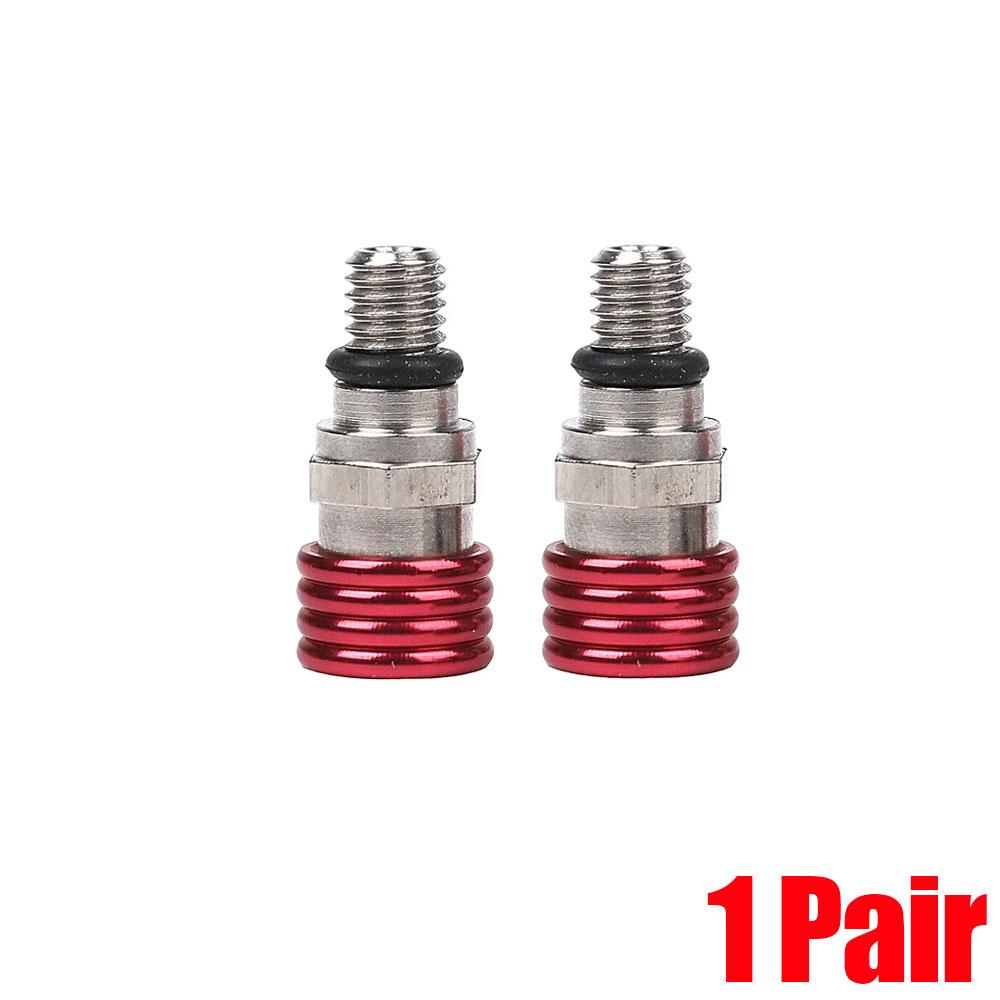 2pcs Motorcycle M5*0.8cm Front Fork Shock Absorption Air Bleeder Valve Screw Motorbike Accessories for Honda Kawasaki Suzuki