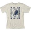 Grateful Dead Opotřebované Lebka Pánské Tričko Hudba Klasické Kapelové Tričko Nové Přírodní Unisex Tričko