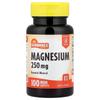 IHerb Magnesium 250mg überzogene Tabletten, 100 Stück