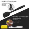 600f High Heat-resistant Premium Silicone Spatula Set, Seamless Design Non-stick Rubber With Cooking/baking Utensil Set Of 4