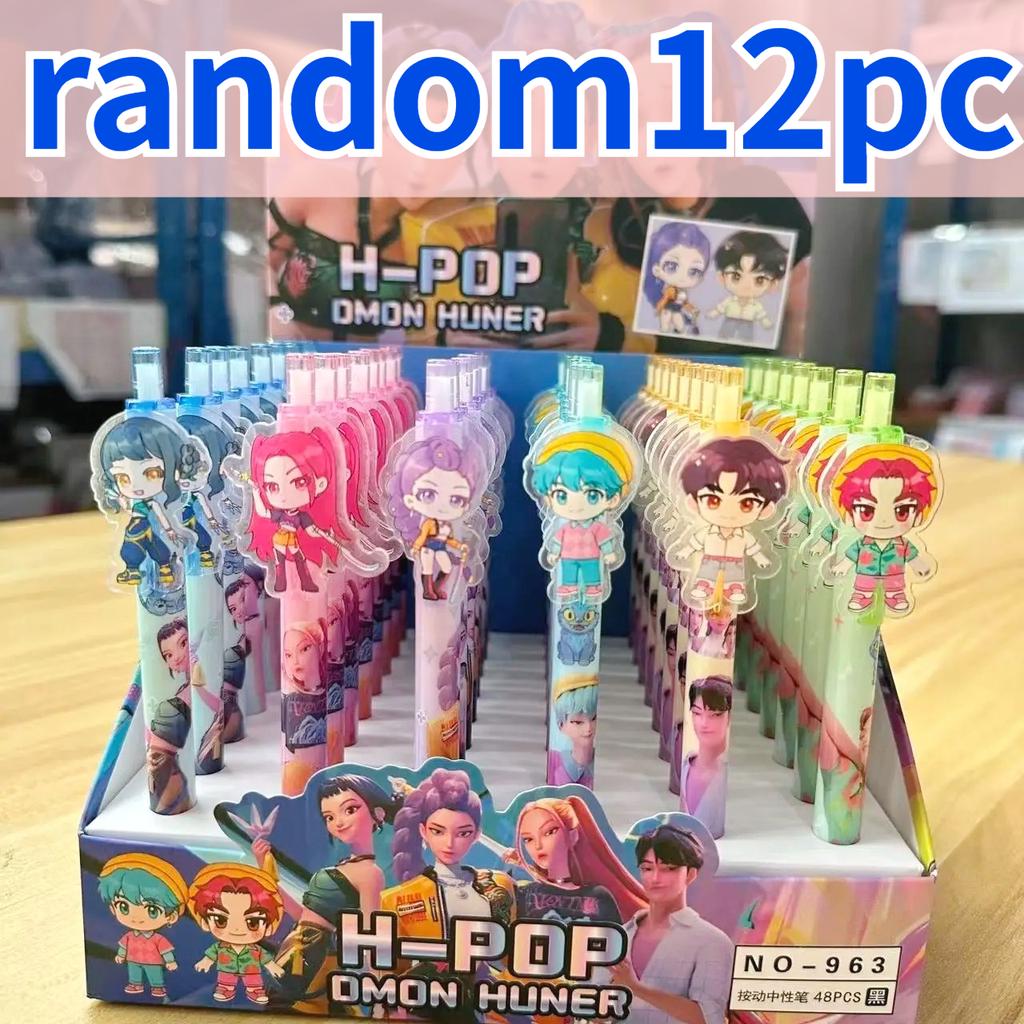 KPop Devil Hunter Student Pen Exam Drawing Set Anime Cartoon Character Stationery, School Supplies Gifts