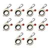 10-1PC Fluorescent Cable Tie Organizer Tools Reusable Zip Tie Holder Portable Electrical Wire Ties Clip Cable Tie Storage Tools