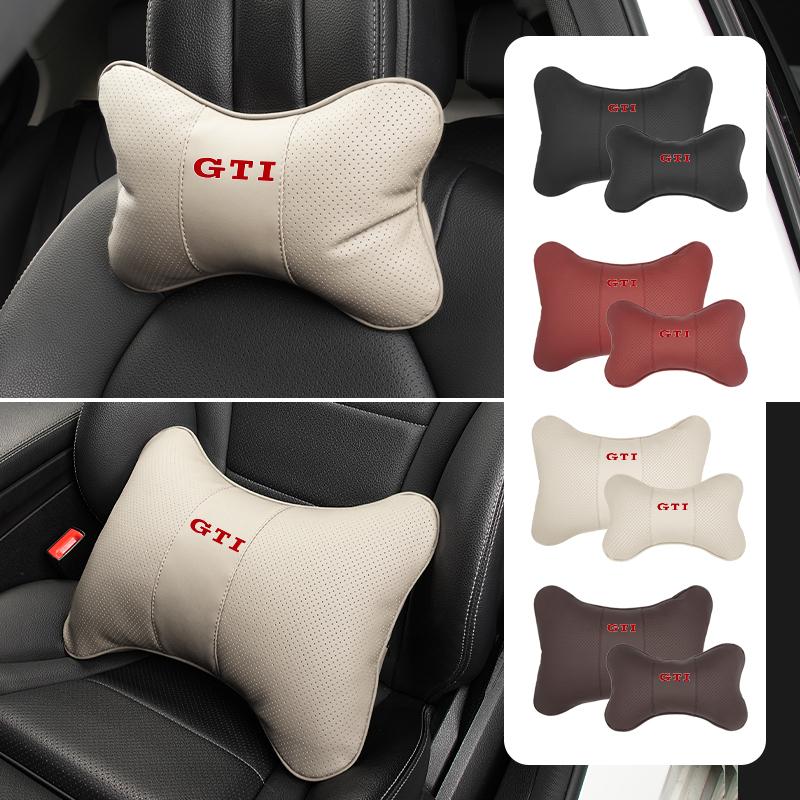 2026 Hot VOLKSWAGEN Car Seats Neck Pillow Breathable Headrest Auto Accessories For Volkswagen VW GTI Jetta Golf Beetle CC EOS MK zf5