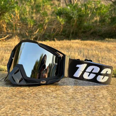 Forró 100 Motorkerékpár Szemüveg Goggle Motokrossz Goggle Sisak MX Moto Dirt Bike ATV Sí Szabadtéri Sport Üveg Robogó Googles Maszk