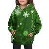 Girls' Hooded Tie-Dye Sweatshirt - Pullover Print Top