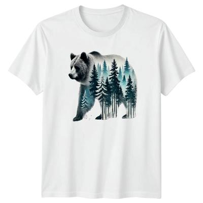 The Wilderness Is Calling And I TShirt Bear Forest Wildlife Christmas