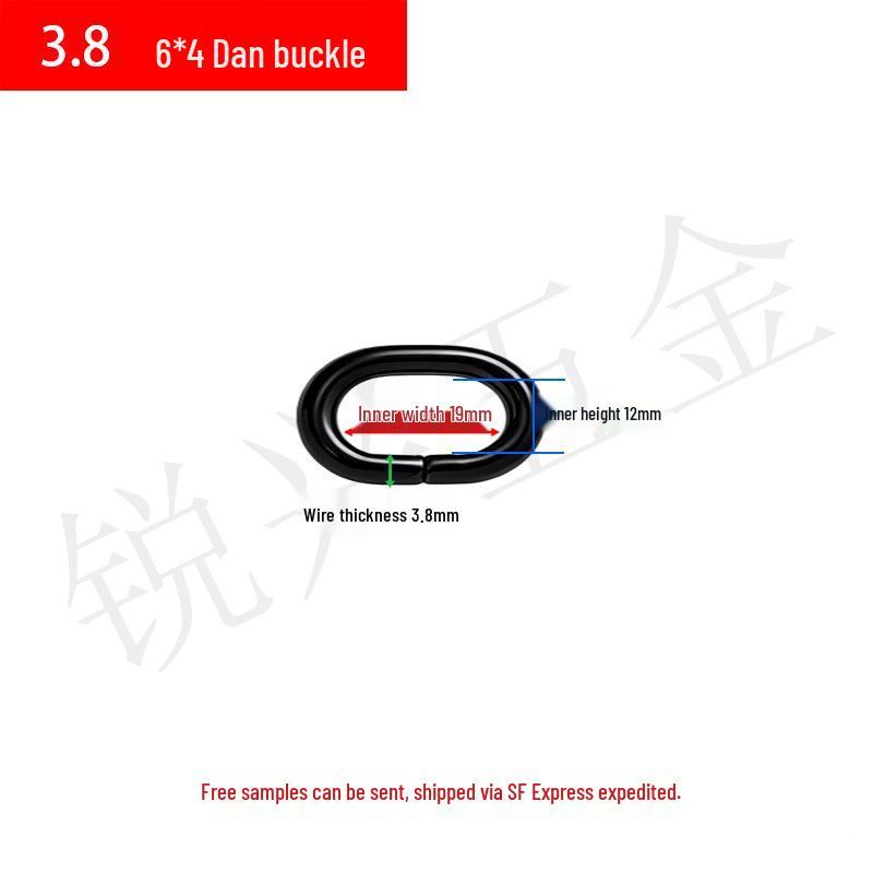 Metal D-Ring Oval Buckle for Luggage, Straps & Hardware Accessories