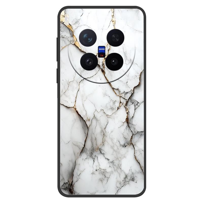 For VIVO X300 Pro Case Marble Painted Soft Matte Silicone Back Cover For Vivo X300 Full Protective Phone Shell X 300 X300 PRO
