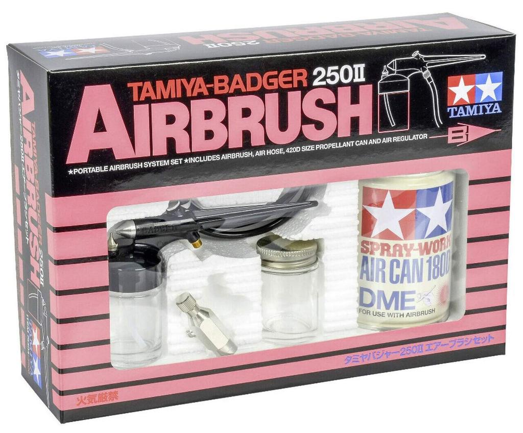Tamiya Badger Air Brush System Badger 250II Air Brush Set 74404 No.4