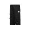 Puma Multi-Pocket Logo Patch Loose Straight-Leg Sweatpants Men Bottoms Black 537425-01