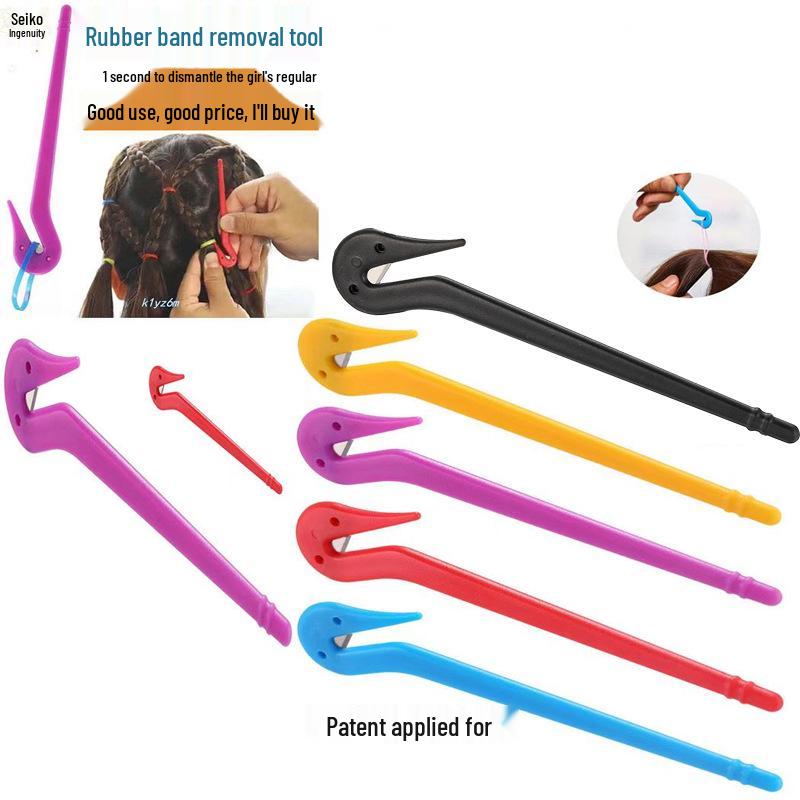 Children's Hair Band Remover Tool: Braiding & Rubber Band Cutter