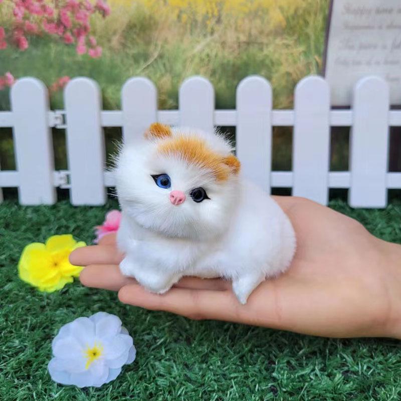 Plüsch Bellende Katze, Hase & Welpen Spielzeug - Pädagogische Tierpuppe für Kinder