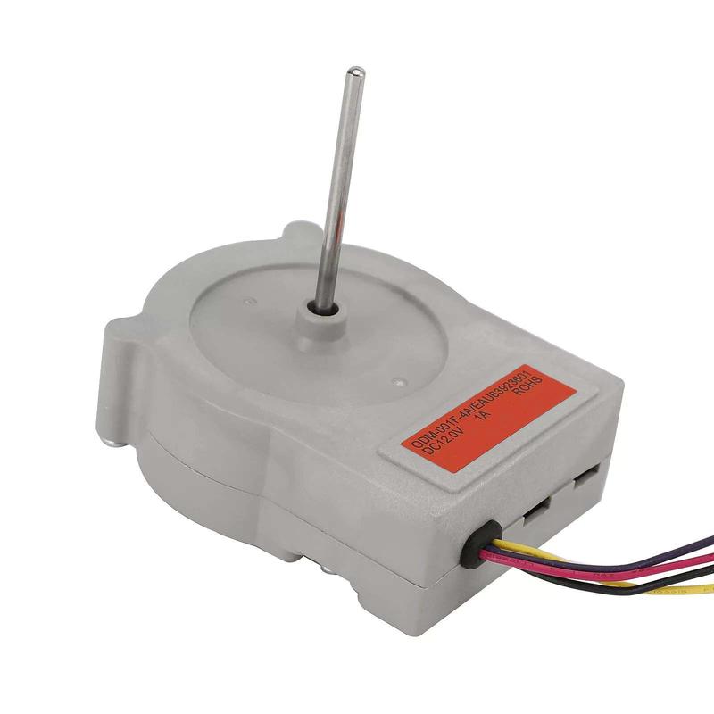 EAU63923601 Refrigerator Fan Motor Assembly for LG for Haier Evaporator Condenser DC12V Fan Motor EAU63923601, ODM-001F-4A
