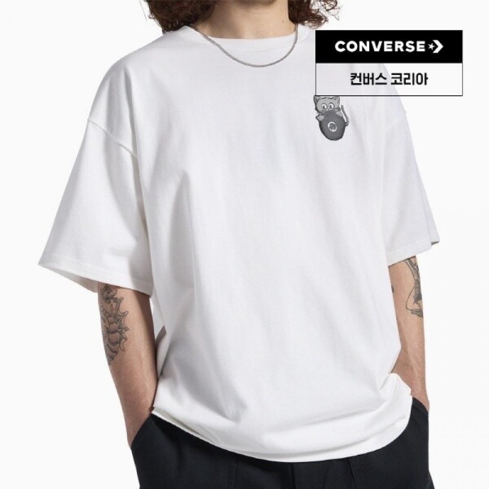 

Converse Футболка Converse 8 Ball из универмага Daegu white 90