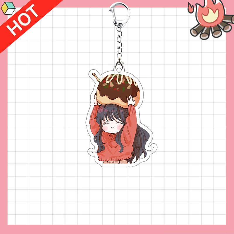 

Anime Kaoru Hana wa Rin to Saku The Fragrant Flower Blooms with Dignity Waguri Kaoruko Cosplay Keychain Keyring Accessories Gift 5cm