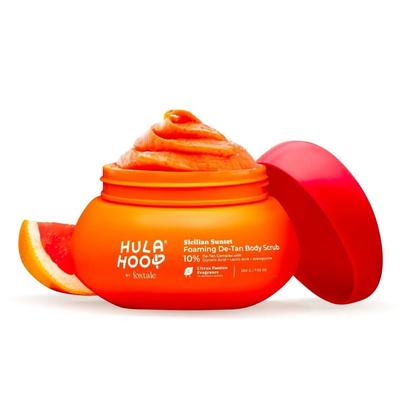 Foxtale Hula Hoop 10% De-Tan Schaumendes Körperpeeling 200g | Glykolsäure & Milchsäure