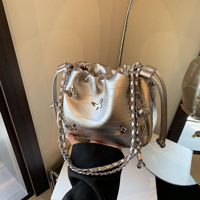 Today's Popular Bucket Bag Women's Summer New Fashion Chain Bag High-end Shoulder Messenger Bag
