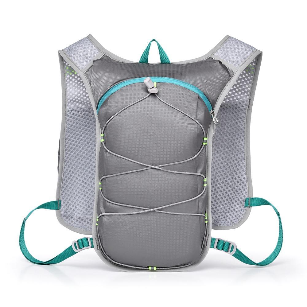 Reflective Running Vest Breathable Running Bag Running Water Bottle Storage Vest  for Outdoors