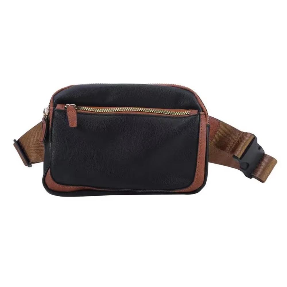 Korean Style Women's Fanny Pack Adjustable Strap Women Belt Bag Fashion Crossbody Chest Bag  Sports