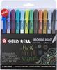 Sakura Gelly Roll Pens - Moonlight - 0.6 Mm Fine - Universe Set - Wallet of 12