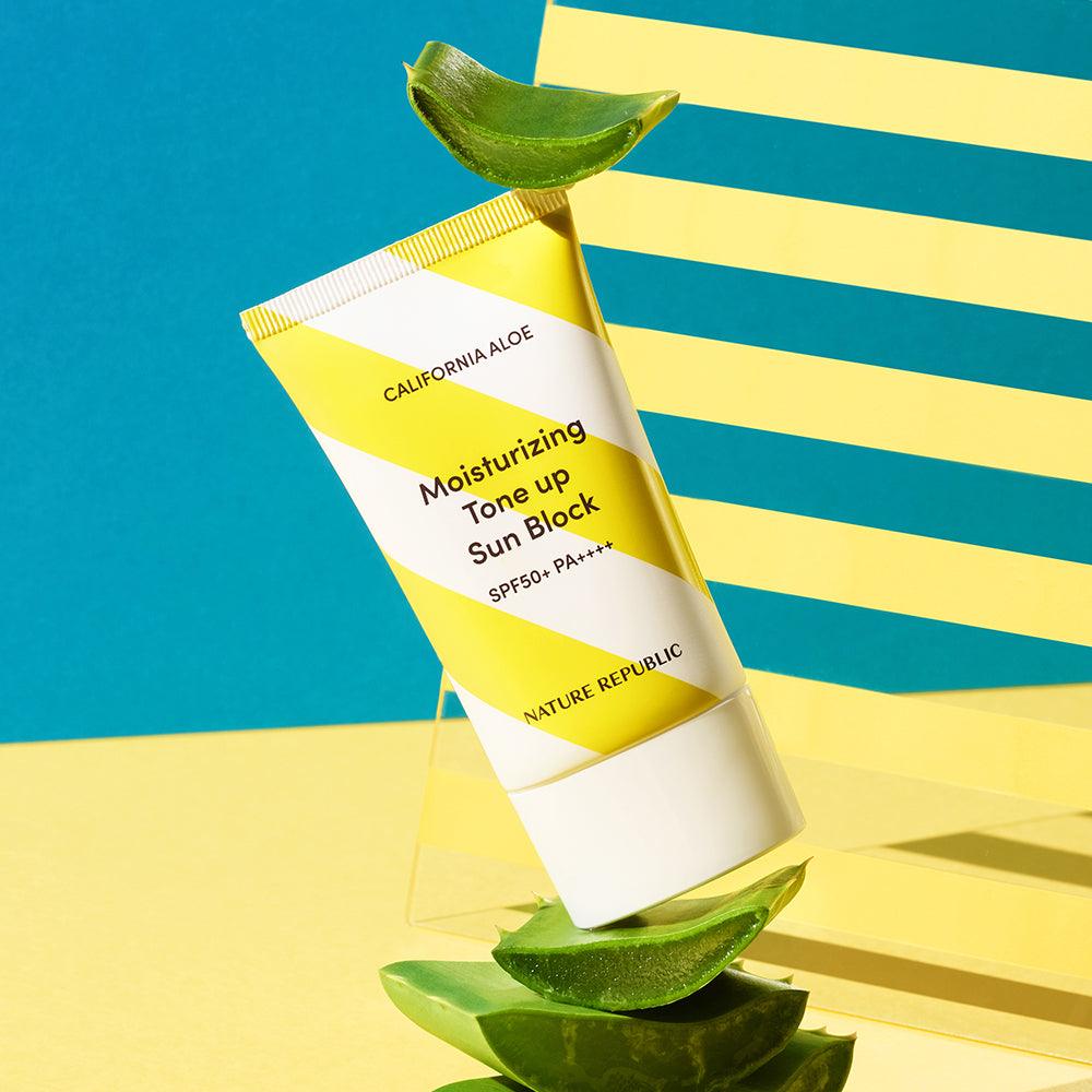 Nature Republic California Aloe Feuchtigkeitsspendender Sonnenschutz, 57 ml (SPF50+/PA++++)