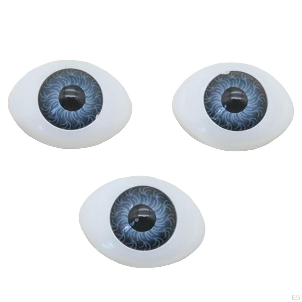 10 Paar 16mm x 23mm Simulations-Augäpfel Puppenherstellung Zubehör Lustig Langlebig