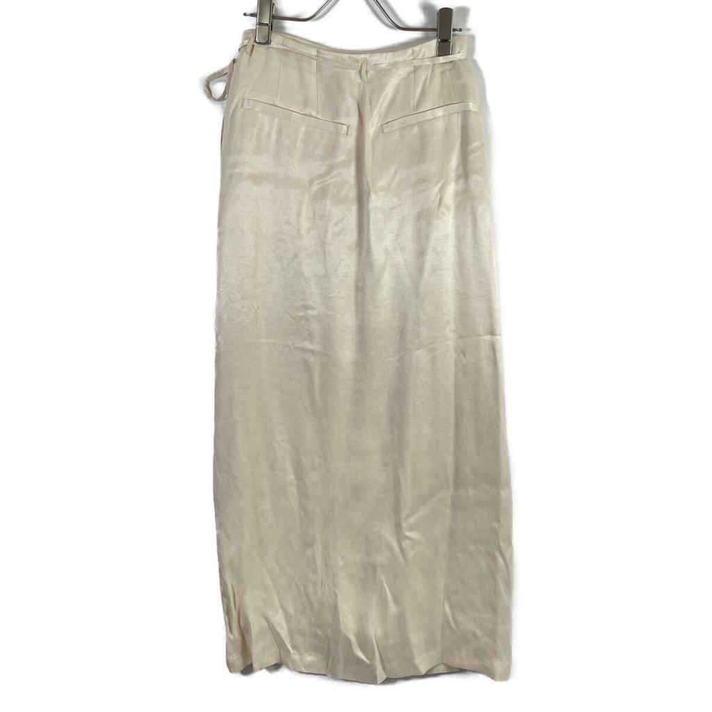 CLANE 25 Stainless Steel Ivory 18109-6002 2WAY ADJUST WRAP SKIRT skirt 0 whiteUsed