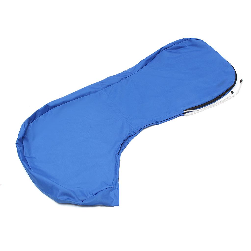 600D 30-60HP Boat Engine Cover Marine Outboard Motor Cover Oxford Fabric Cloth Waterproof 144cm Heavy-Duty Engine Protector