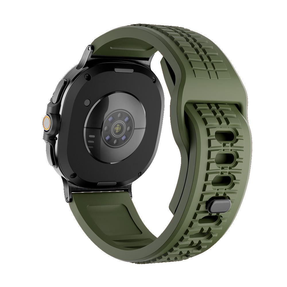 Sports Silicone Bracelet for Samsung Galaxy Watch Ultra 2025 47mm Soft Wrist Straps for Galaxy Watch 8 Classic 46mm 8 40mm 44mm