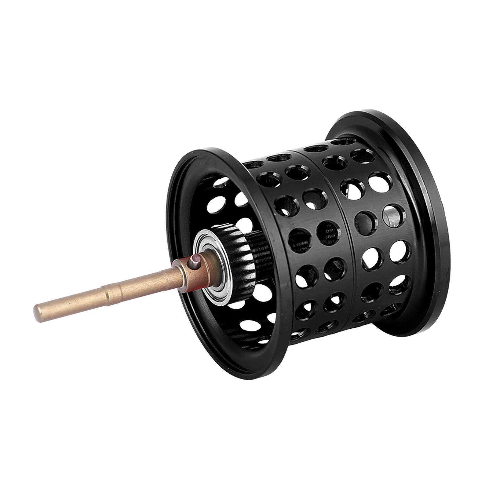 

Алюминиевая рыболовная катушка с круглым подшипником, шпуля для кастинговых катушек PMAX3BMAX3SMAX3 (черный)