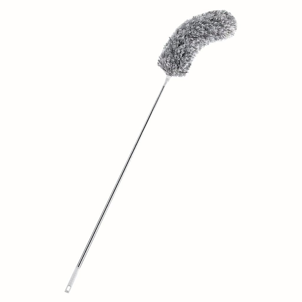 CAOSYE Handheld Mop for Up to 280cm for Dust Cobweb and with an Telescopic Rod for Ceiling Dust and Wiping High-Altitude Cleaning, Long, Washable,