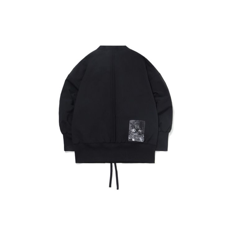 Li Ning X Jackie Chan Collaboration Kung Fu Series Paris Fashion Week Autumn Winter Jacket Men Jacket Black AJDQ407-3