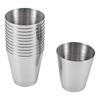 1pc Outdoor Practical Travel Stainless Steel Cups Mini Set Glasses For Whisky Wine With Case Portable Drinkware 30ml