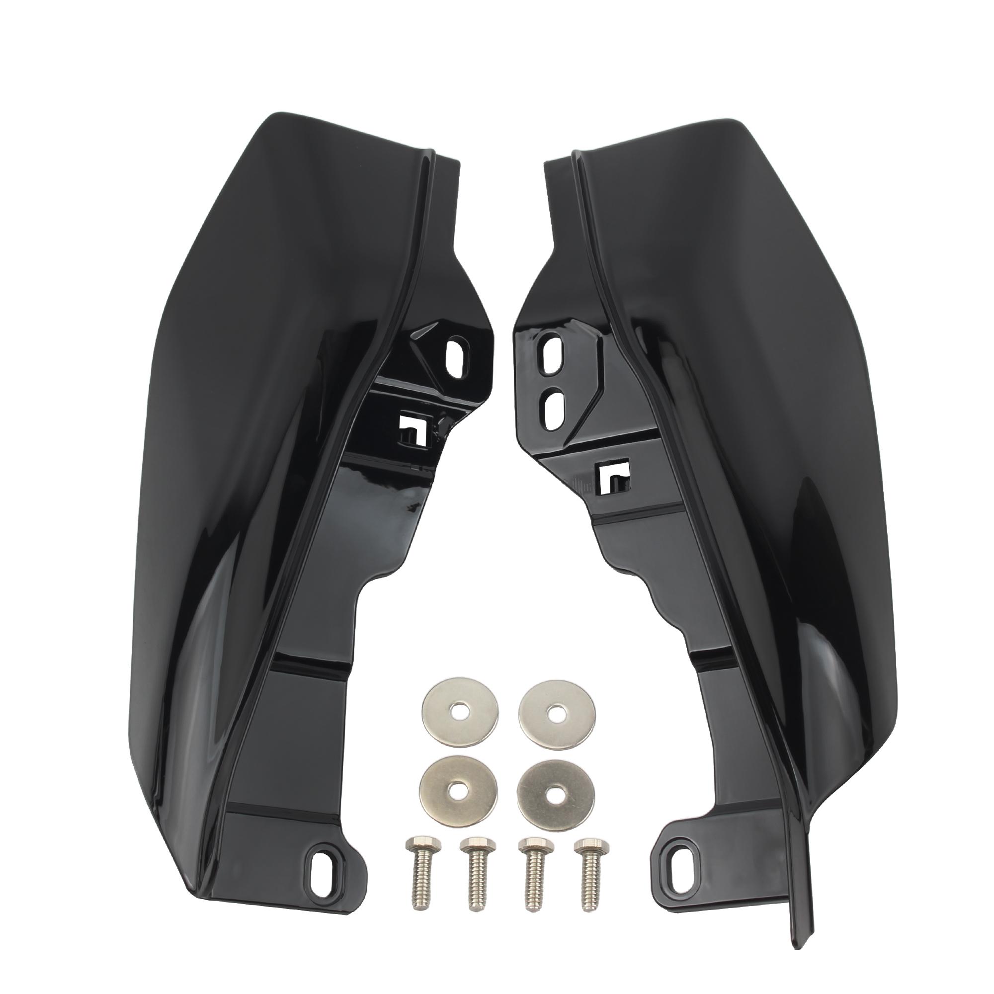 

Motorcycle Mid-Frame Heat Shield Air Deflector Trim For Harley Touring Street Electra Glide CVO Road King 2001-2025 ABS Plastic чёрный