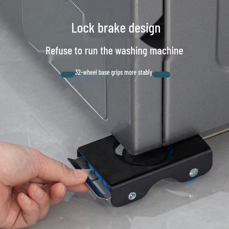 Heavy-Duty Mobile Appliance Stand with Casters