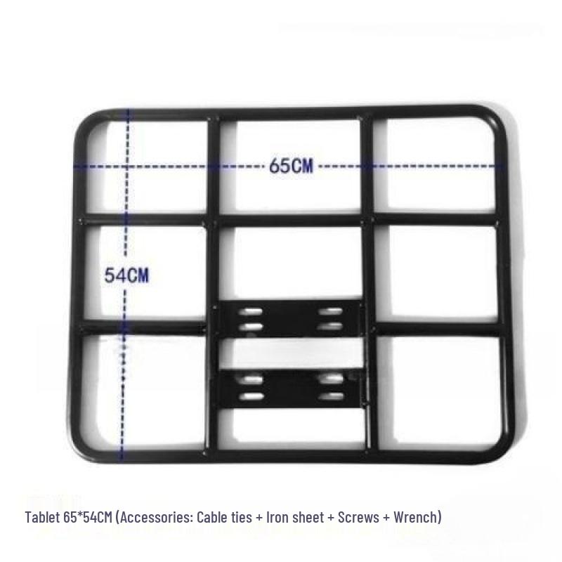 Electric Motorcycle Rear Rack for Food Delivery - Insulated Box Bracket