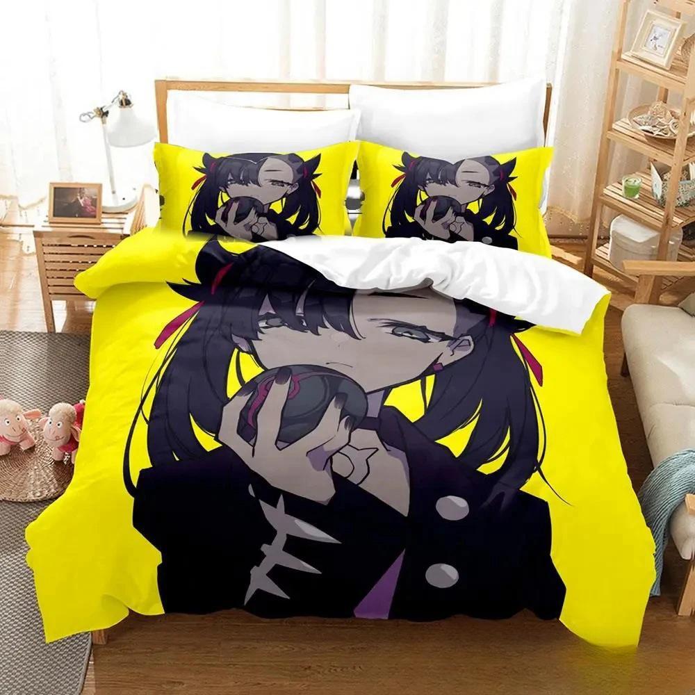 3D Print Anime Marnie Bedding Set Duvet Cover Bed Set Quilt Cover Pillowcase Comforter King Queen Size Boys Adult Home Textiles